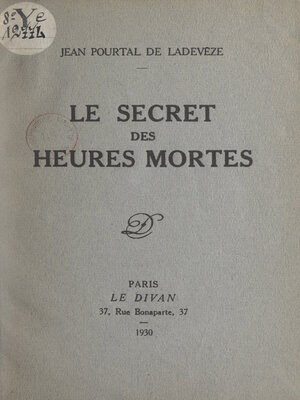 cover image of Le secret des heures mortes